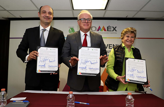 Firma de Convenio de Coordinación con la JAP del Estado de México