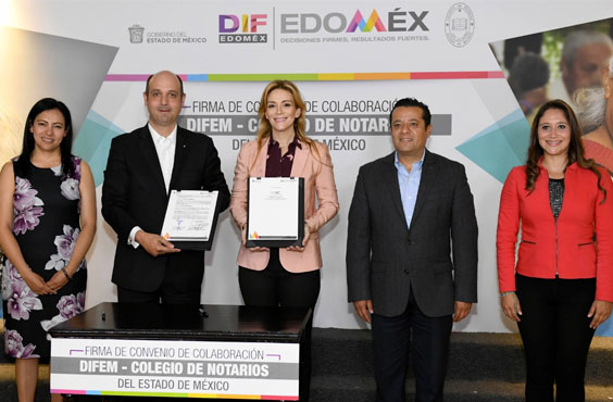 Buscan DIFEM Y Colegio de Notarios brindar Certeza Jurídica y tranquilidad a personas adultas mayores mexiquenses sobre su patrimonio.